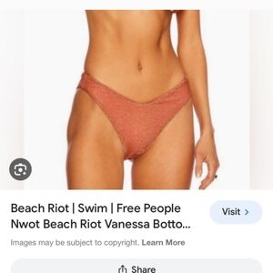 Beach Riot Sparkle Orange Bikini